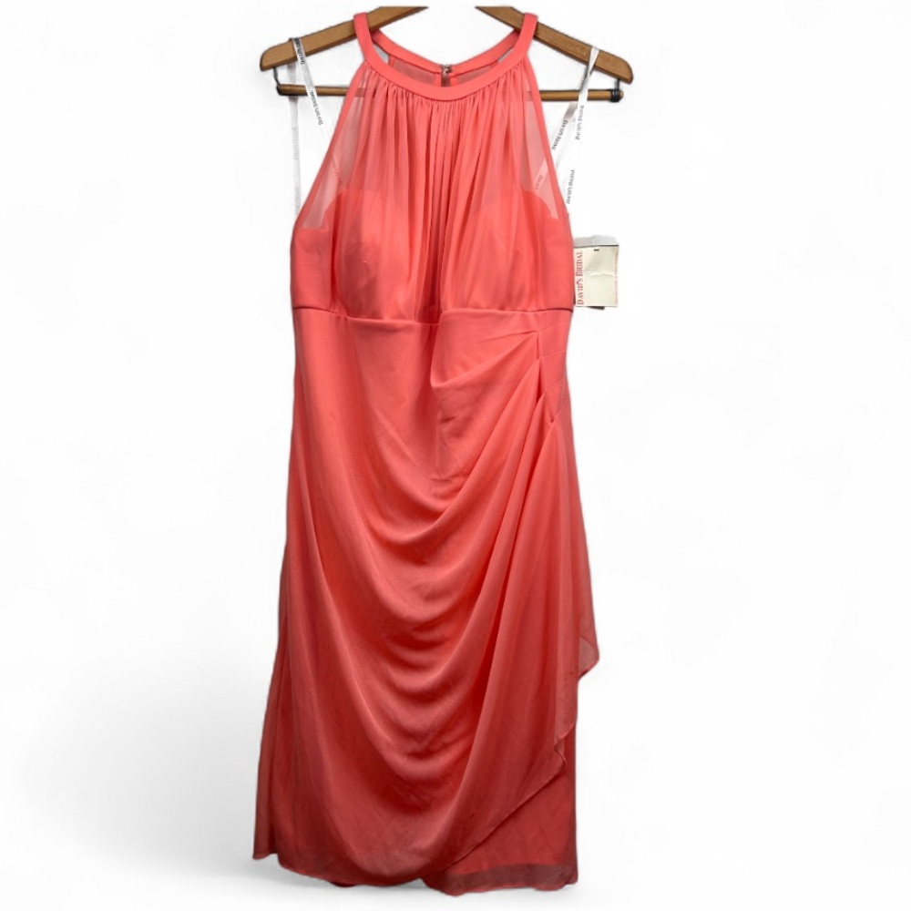 David's Bridal Coral Dress